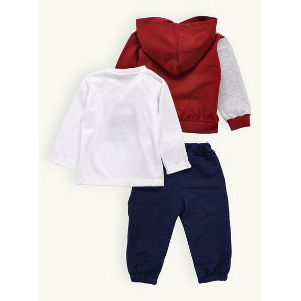 Dětská tepláková souprava TAXI bordó