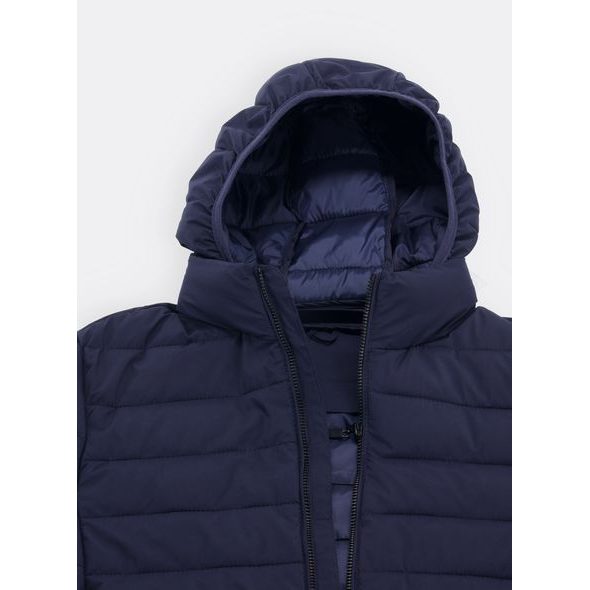 Pánska prešívaná bunda tmavomodrá