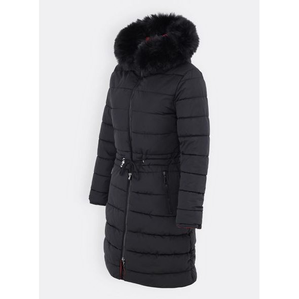 Dámská oboustranná bunda červeno-černá