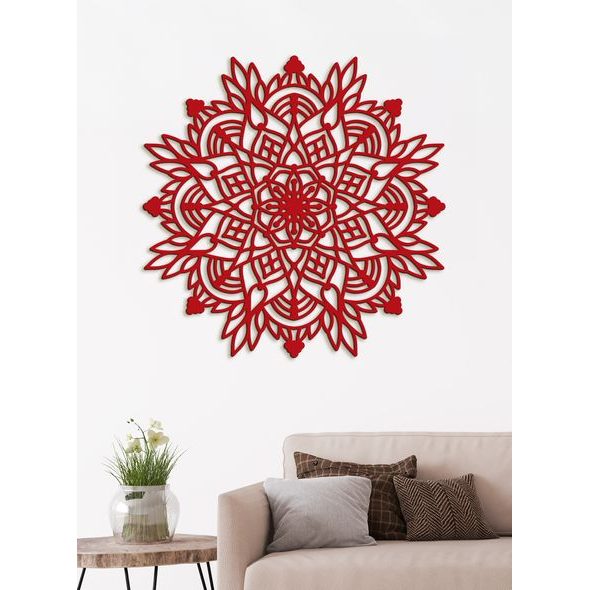 Dřevěná mandala Harmonie