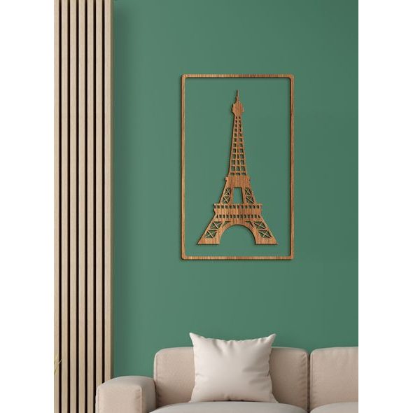 Dřevěný obrázek Eiffelovy věže