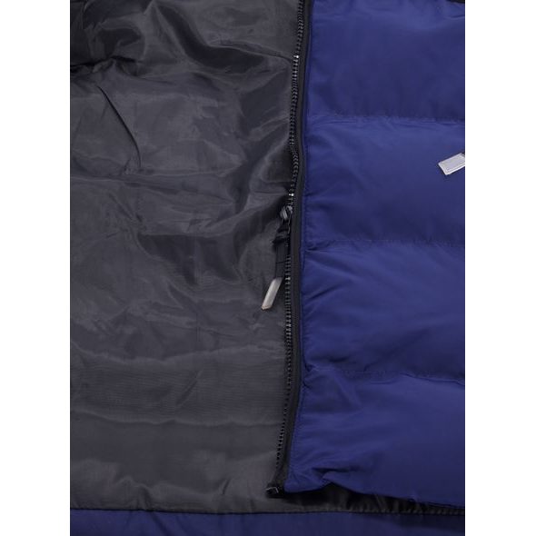 Pánská prošívaná vesta tmavě modrá