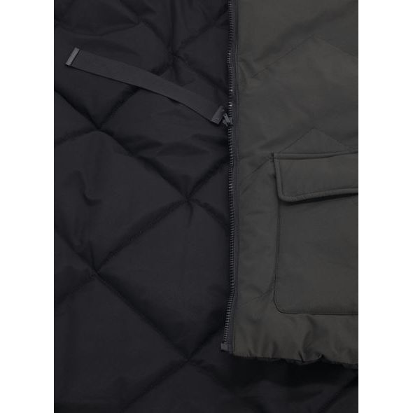 Dámská prodloužená vesta tmavě zelená