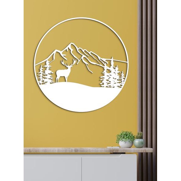 Mandala s motivem jelena