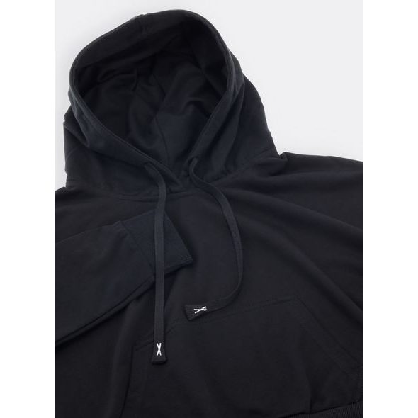 Dámská mikina crop top černá