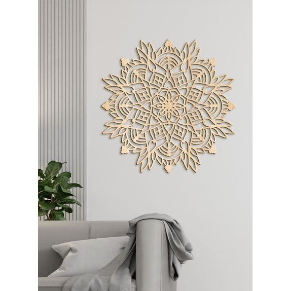 Dřevěná mandala Harmonie