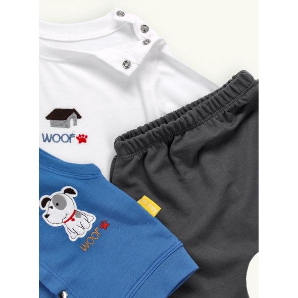 Kojenecká tepláková souprava PSÍK modrá