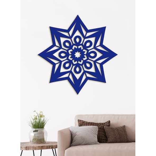 Moderní dřevěná mandala STAR