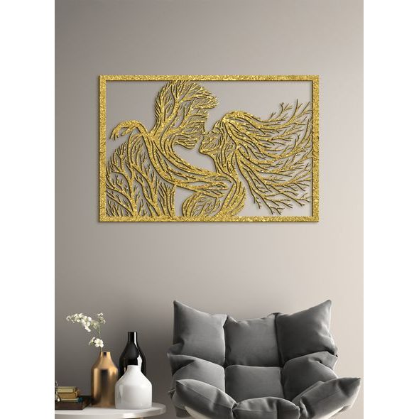 Romantický dřevěný obrázek BOZK