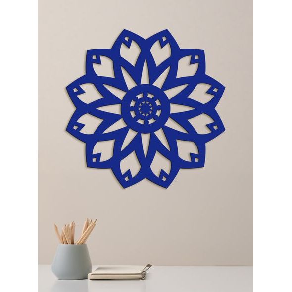 Moderní dřevěná mandala Kouzlo květiny