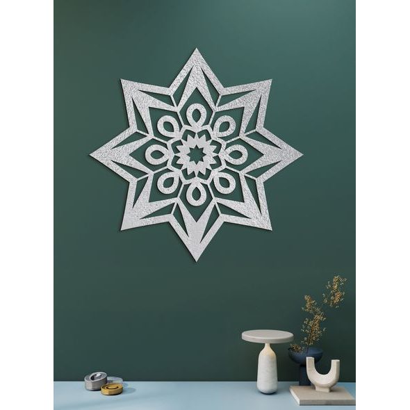 Moderní dřevěná mandala STAR