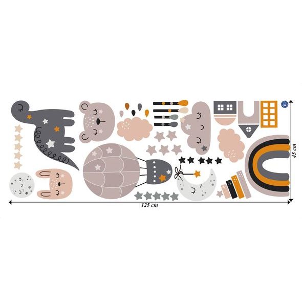 Pastelové barvy hvězdná noc