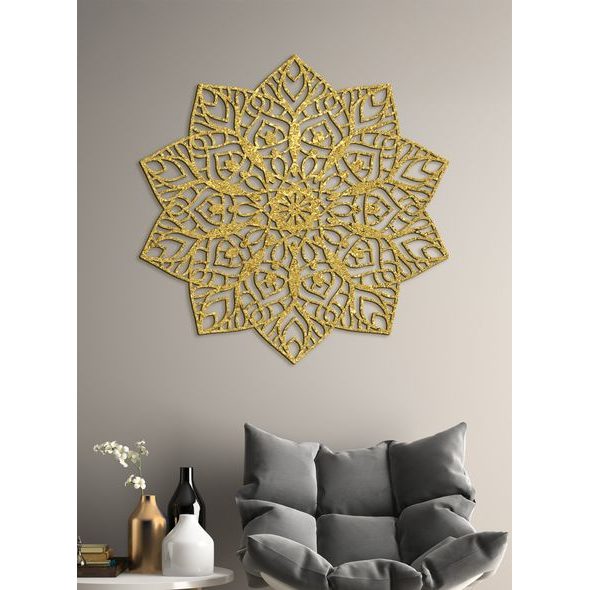 Luxusní dřevěná mandala ZITTA