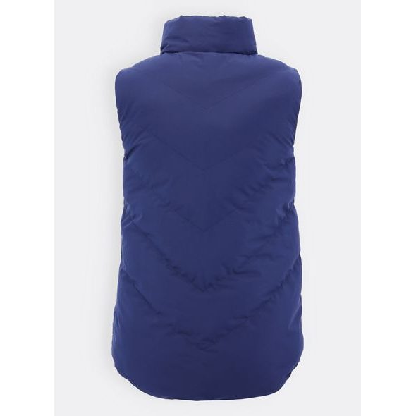Dámská prodloužená vesta tmavě modrá