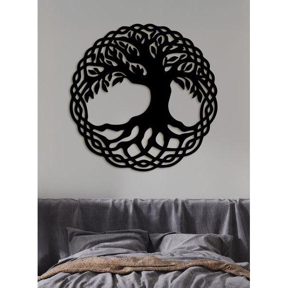 Strom života s propletenými větvemi