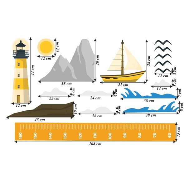 Pobřeží s majákem