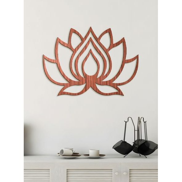 Dřevěný obraz na stěně LOTOS