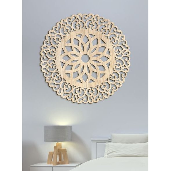 Dřevěná mandala Symfonie přírody