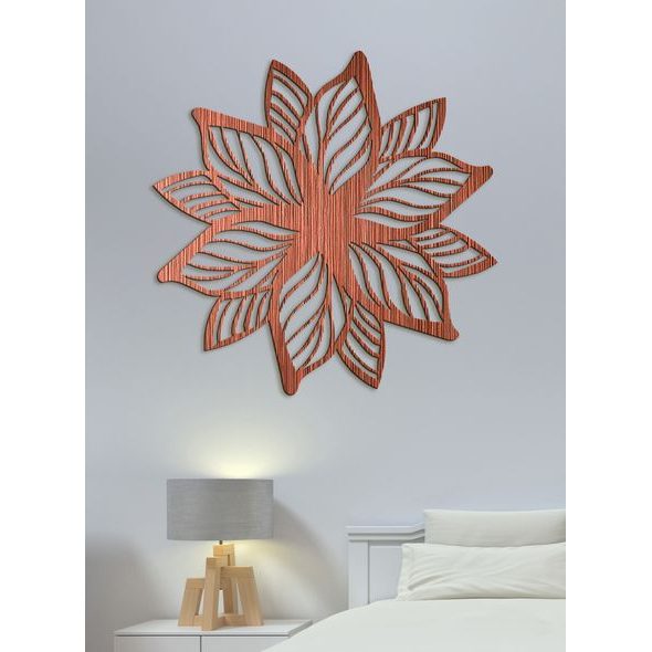 Luxusní dřevěná mandala Flower of Life