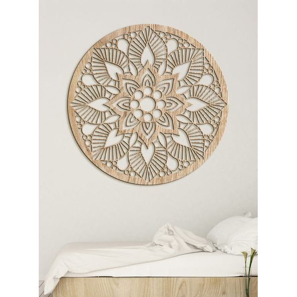 Exkluzivní dřevěná mandala ROSSA