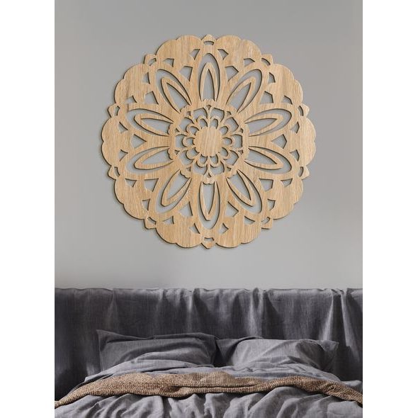 Dřevěná mandala LUJZA