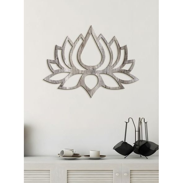 Dřevěná dekorace LOTOS