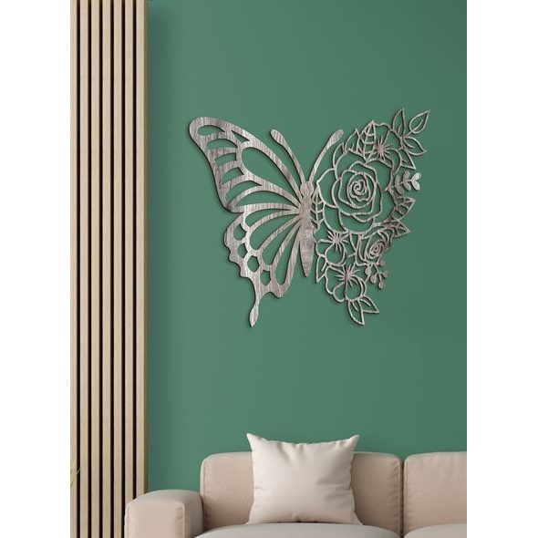 Dřevěný obraz na zeď Motýl