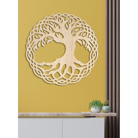 Strom života s propletenými větvemi