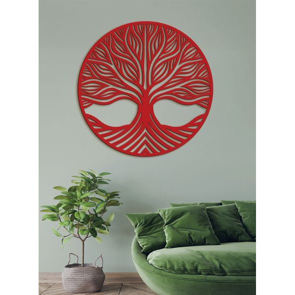 Dřevěný strom života, růstu a síly