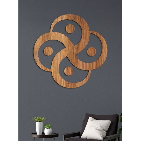 Dřevěné dekorace Čtyři prvky