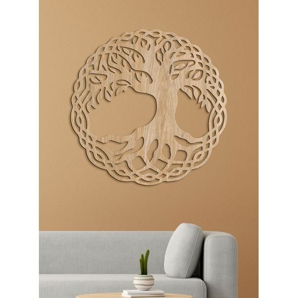 Strom života s propletenými větvemi