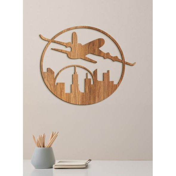 Dřevěný nástěnný obraz FLY