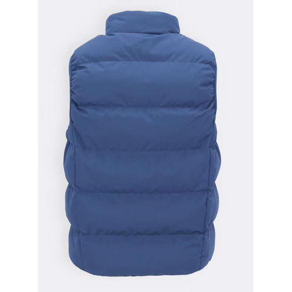 Pánská prošívaná vesta modrá
