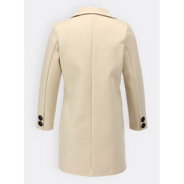 Dámský kabát smotanový