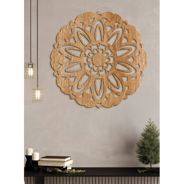 Dřevěná mandala LUJZA