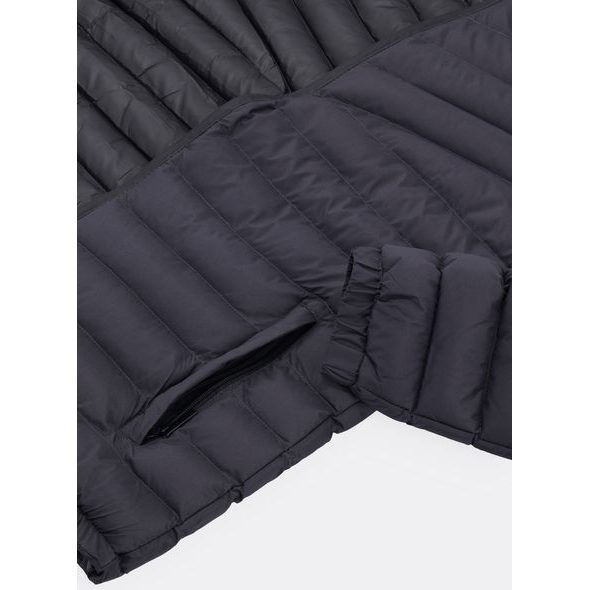 Pánská prošívaná bunda grafitova