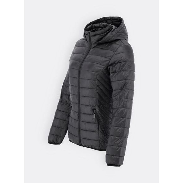 Dámská přechodná prošívaná bunda černá