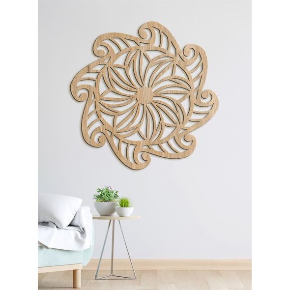 Dřevěná mandala Harmonie