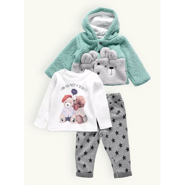 Dětská tepláková souprava MACKOVÉ mentolová