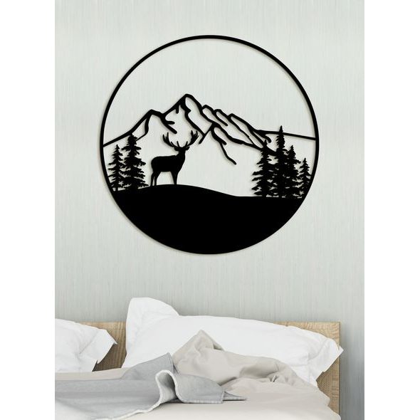 Mandala s motivem jelena