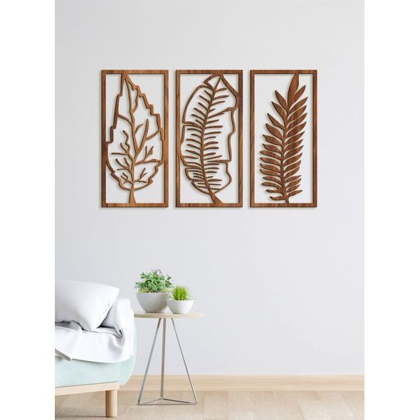 Tři kusy dřevěných obrazových listů