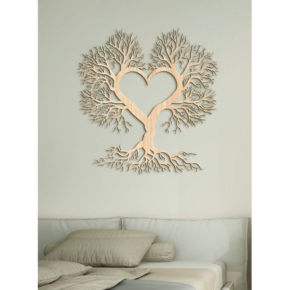 Dřevěný strom života a lásky