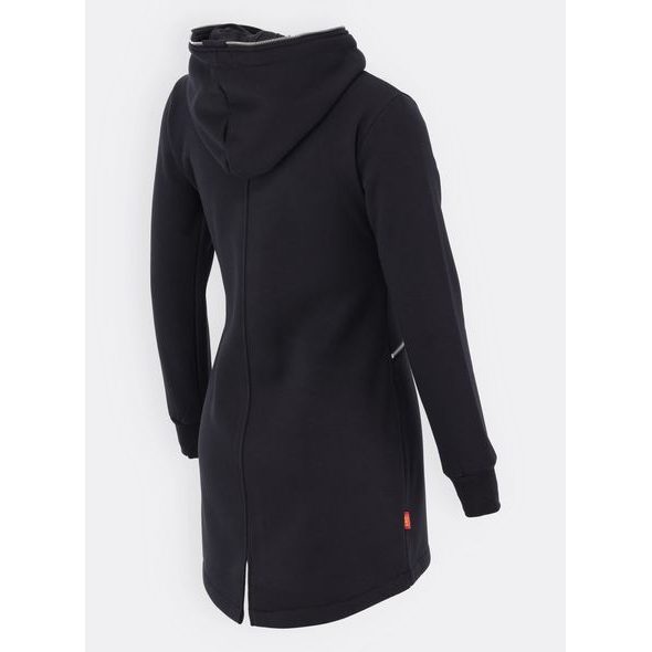 Čierna dlhá dámska mikina