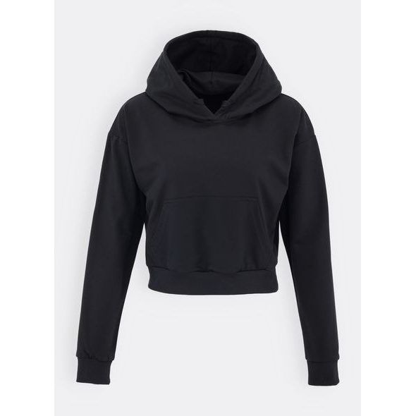 Dámská mikina crop top černá