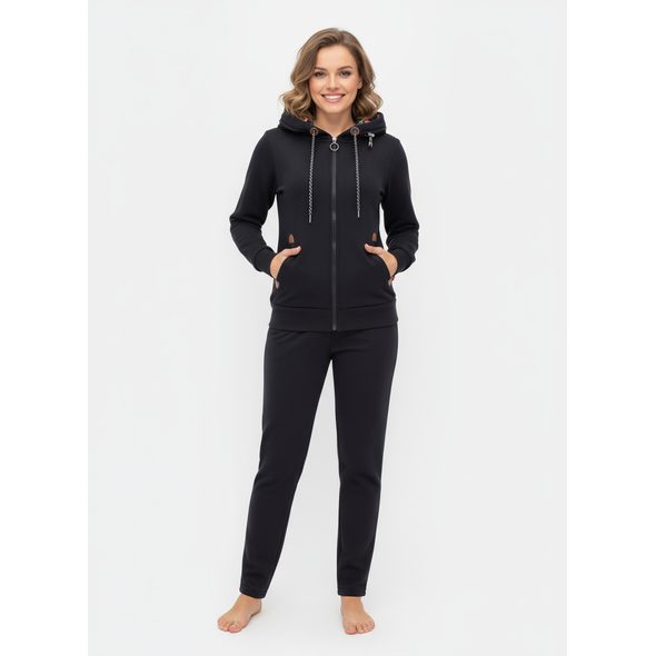 DÁMSKÁ TEPLÁKOVÁ SOUPRAVA AMG578 ČERNÁ