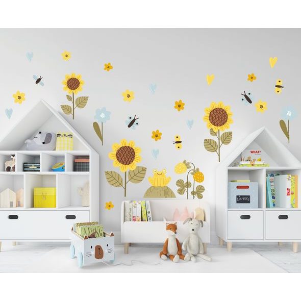 Louka plná slunečníc