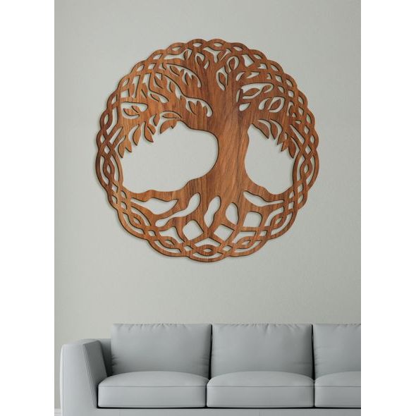 Strom života s propletenými větvemi