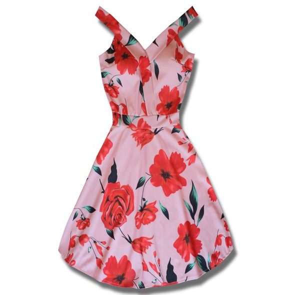 ELEGANTNÍ DÁMSKÉ ŠATY RŮŽOVÉ