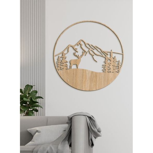 Mandala s motivem jelena