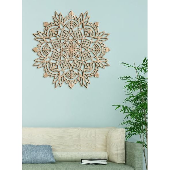 Dřevěná mandala Harmonie